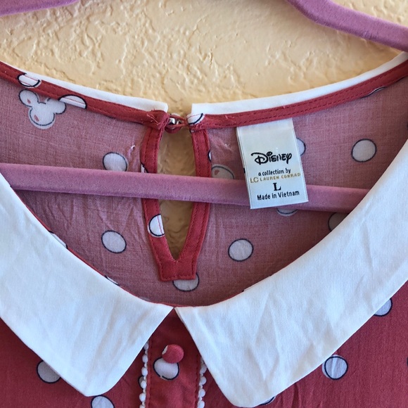 NWT Lauren Conrad Mickey Blouse - Picture 3 of 6